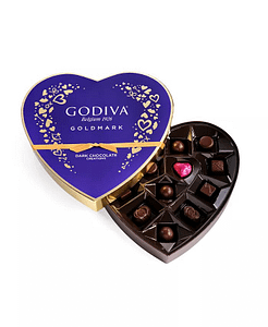 godiva dark chocolate heart box  valentines food gifts  